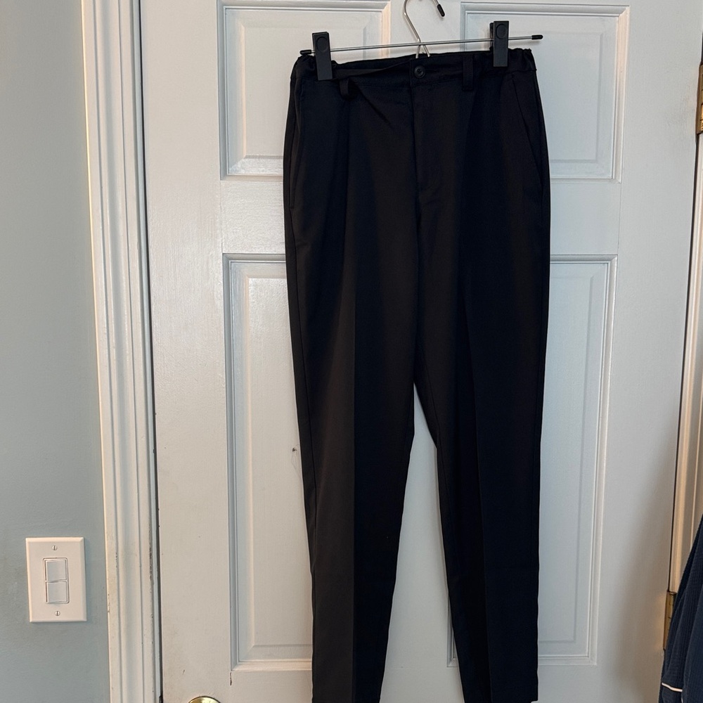 Boys Black Golf Pants